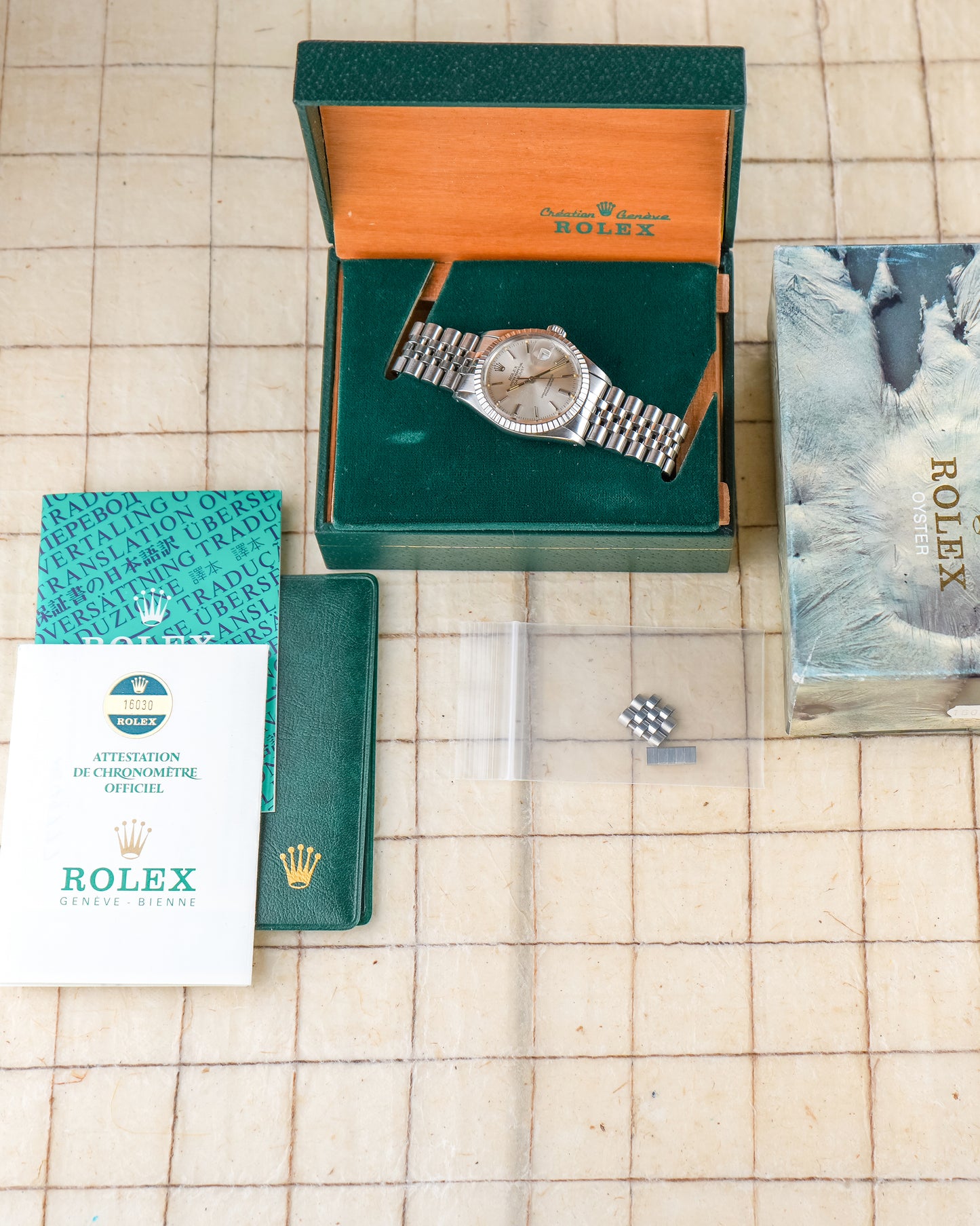 1983 Vintage Rolex Datejust Ref. 16030 - Silver Dial with Box & Papers
