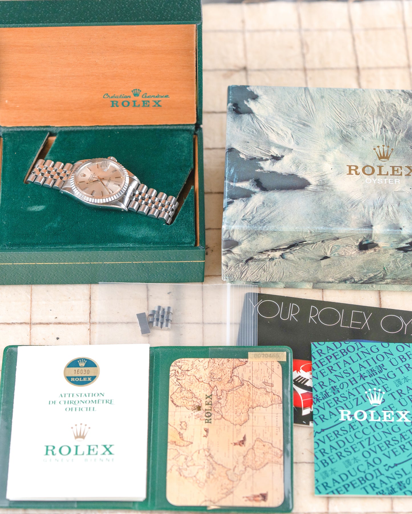 1983 Vintage Rolex Datejust Ref. 16030 - Silver Dial with Box & Papers