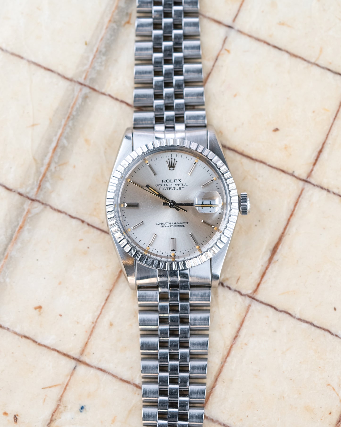 1983 Vintage Rolex Datejust Ref. 16030 - Silver Dial with Box & Papers