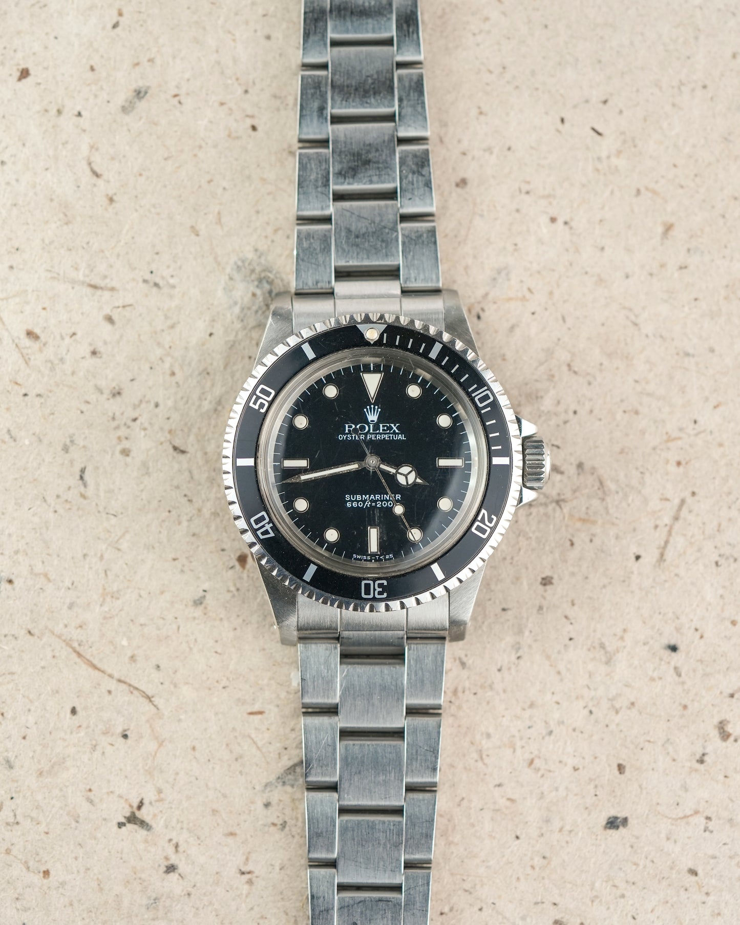 1987 VINTAGE ROLEX SUBMARINER REF. 5513 - FAINT SPIDERY BLACK DIAL