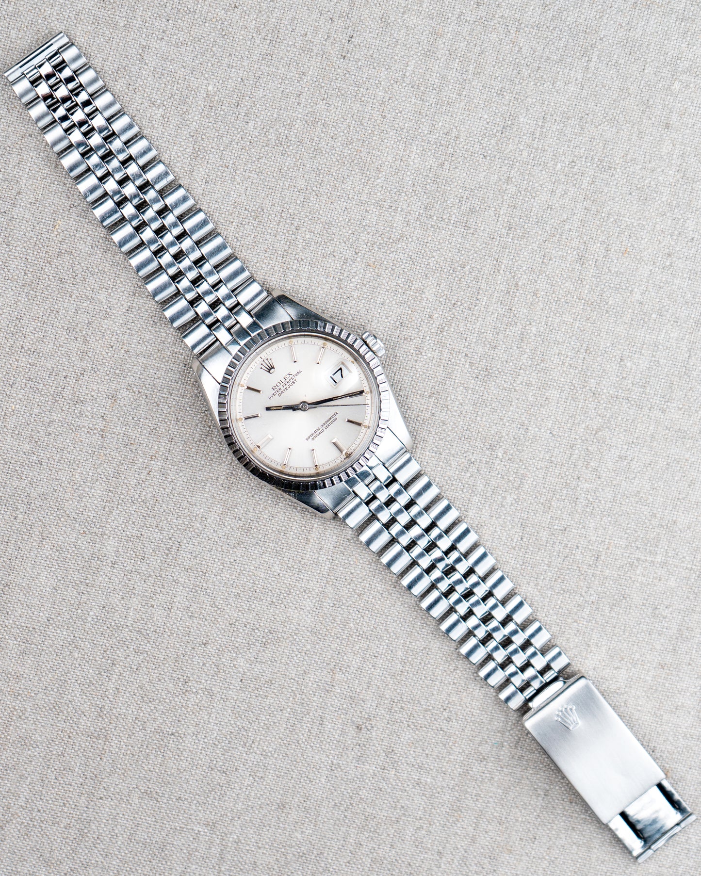 1975 Vintage Rolex Datejust Ref. 1603 - Silver Dial