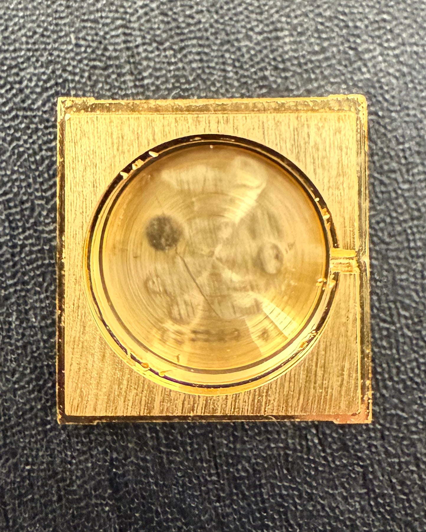 1980's Vintage Cartier Tank Must de Vermeil Large Model - Roman Numeral 'Lemon Dial'