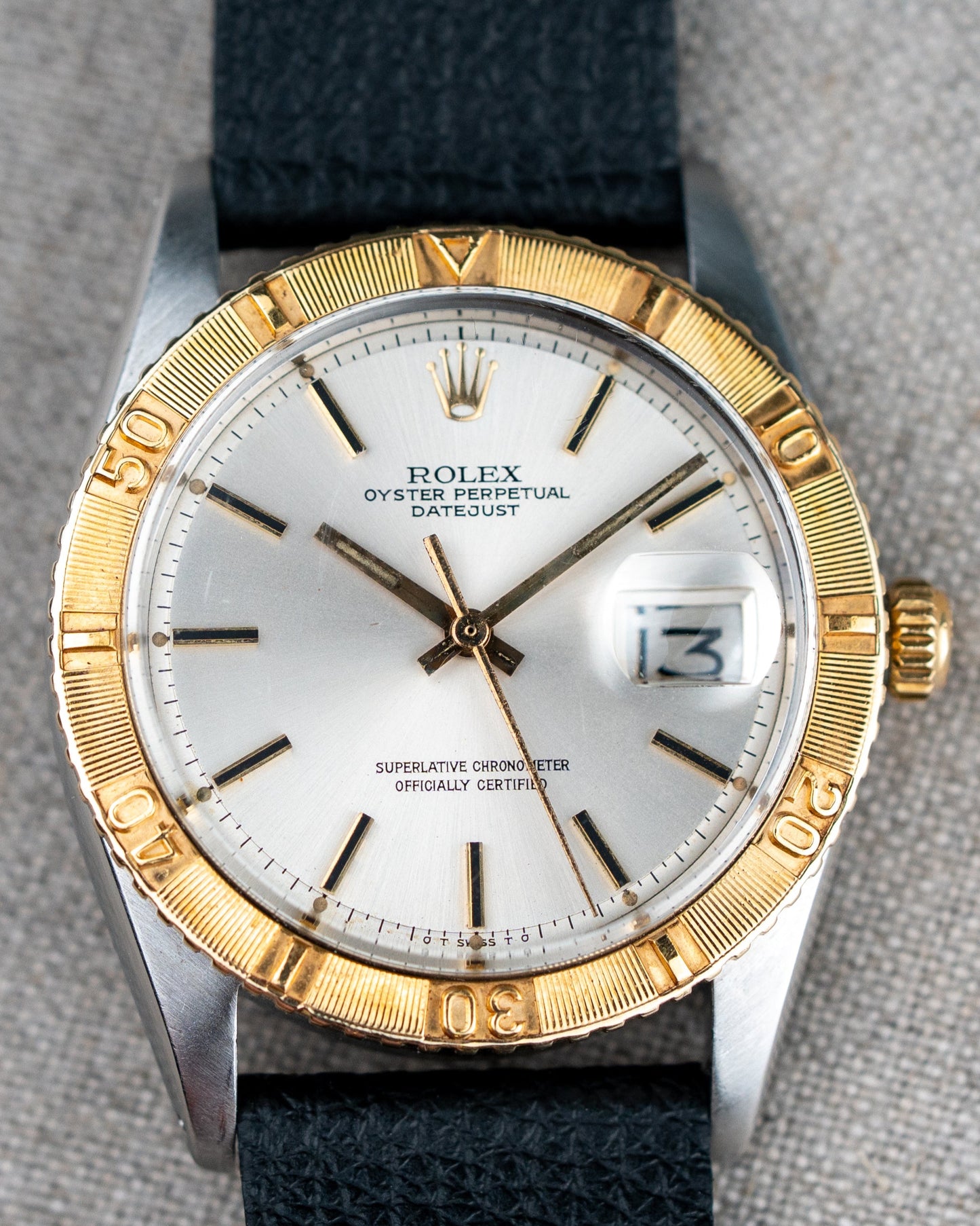 1976 Vintage Rolex Turn-O-Graph Thunderbird Datejust Ref. 1625 Two-Tone - Silver Sunburst Dial