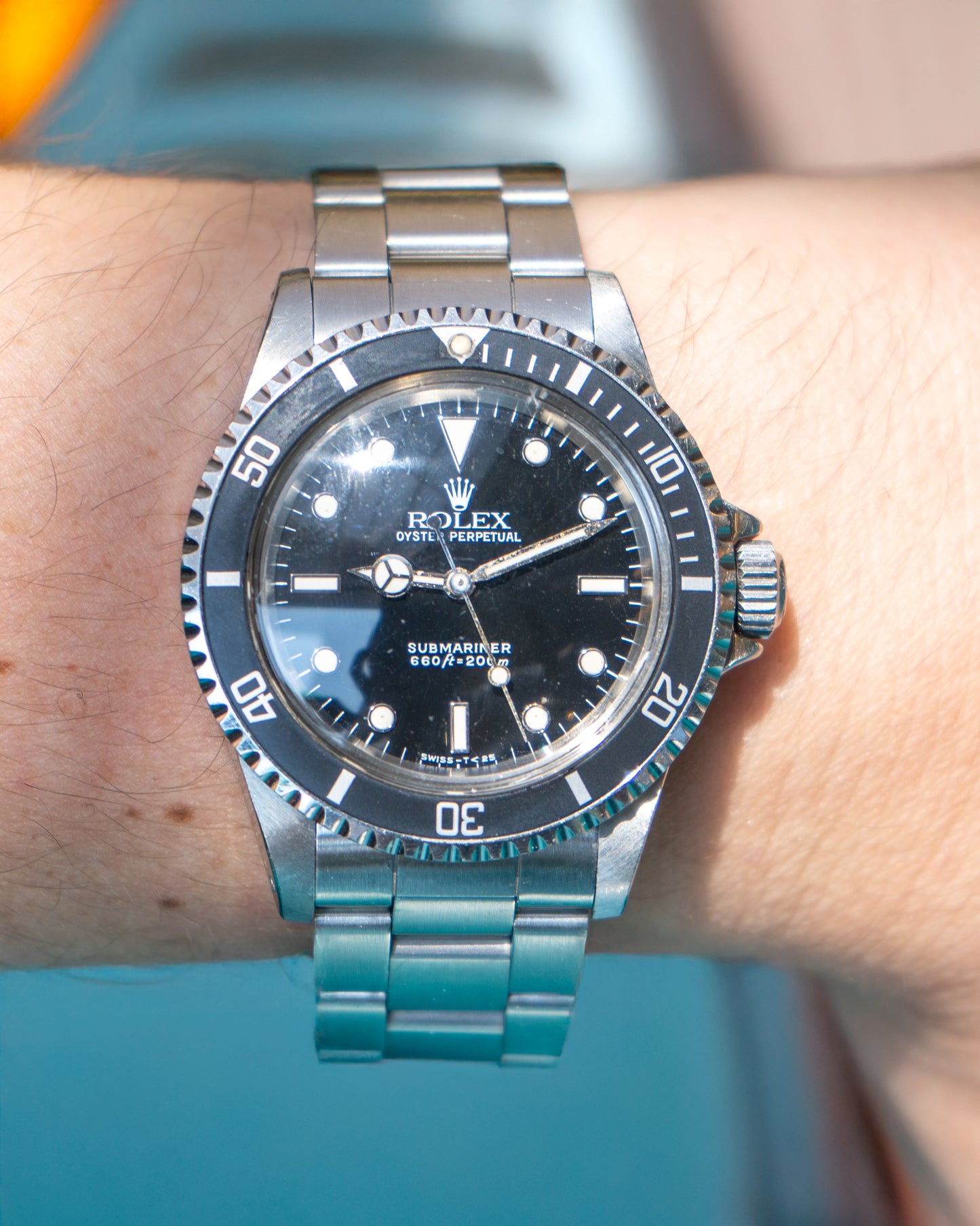 1987 VINTAGE ROLEX SUBMARINER REF. 5513 - FAINT SPIDERY BLACK DIAL