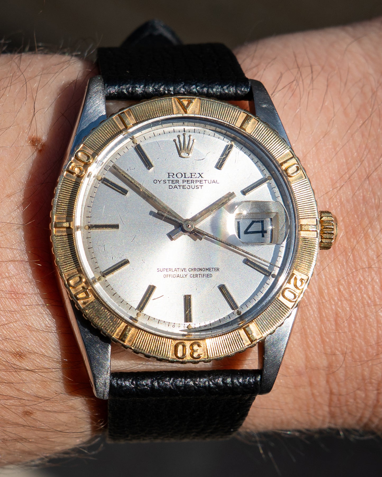 1976 Vintage Rolex Turn-O-Graph Thunderbird Datejust Ref. 1625 Two-Tone - Silver Sunburst Dial