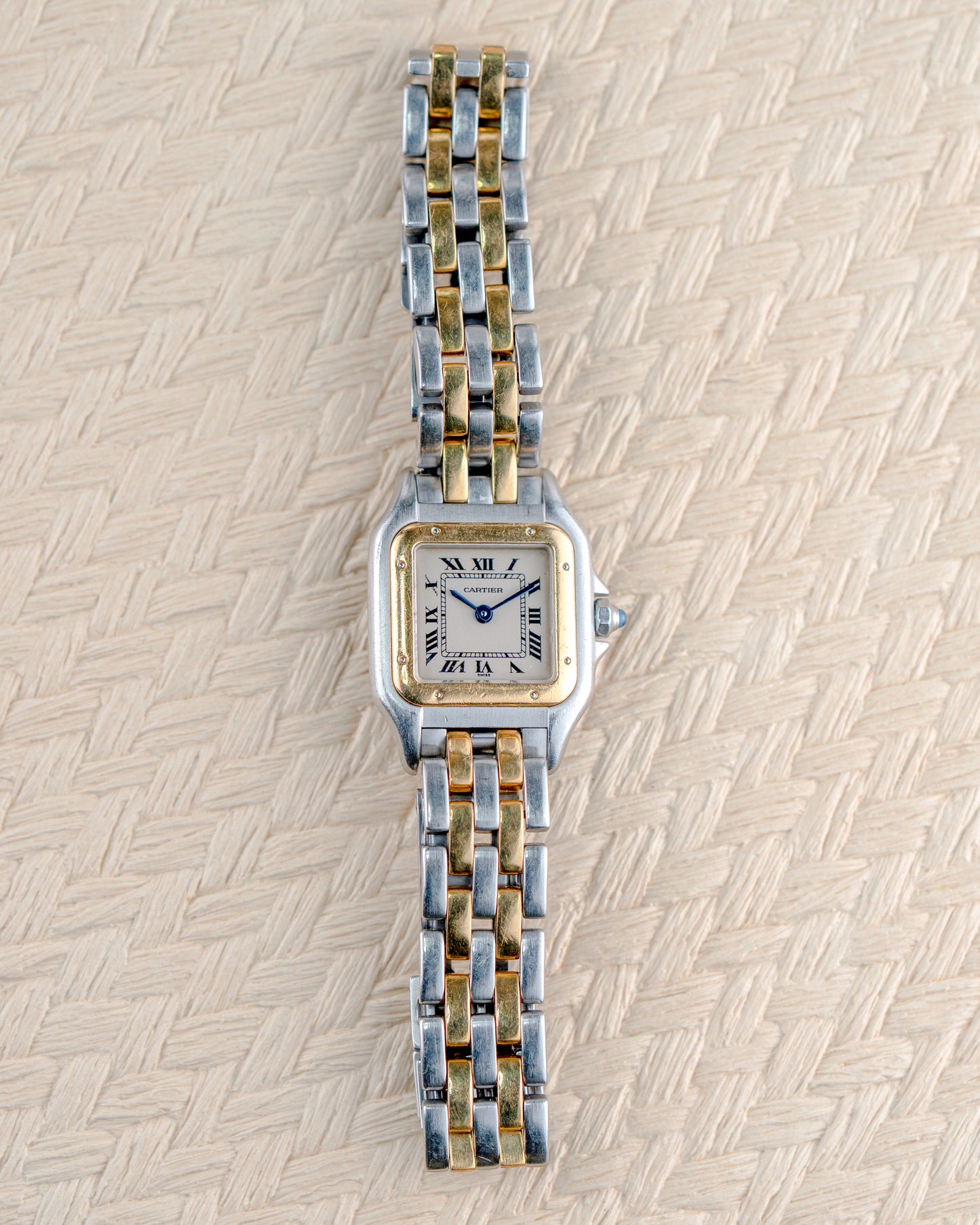 1998 Vintage Cartier Ladies Panthere Two-Tone Quartz - Champagne Dial