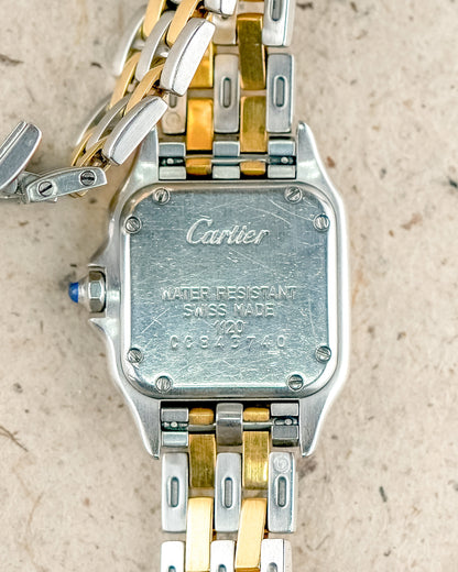 1998 Vintage Cartier Ladies Panthere Two-Tone Quartz - Champagne Dial