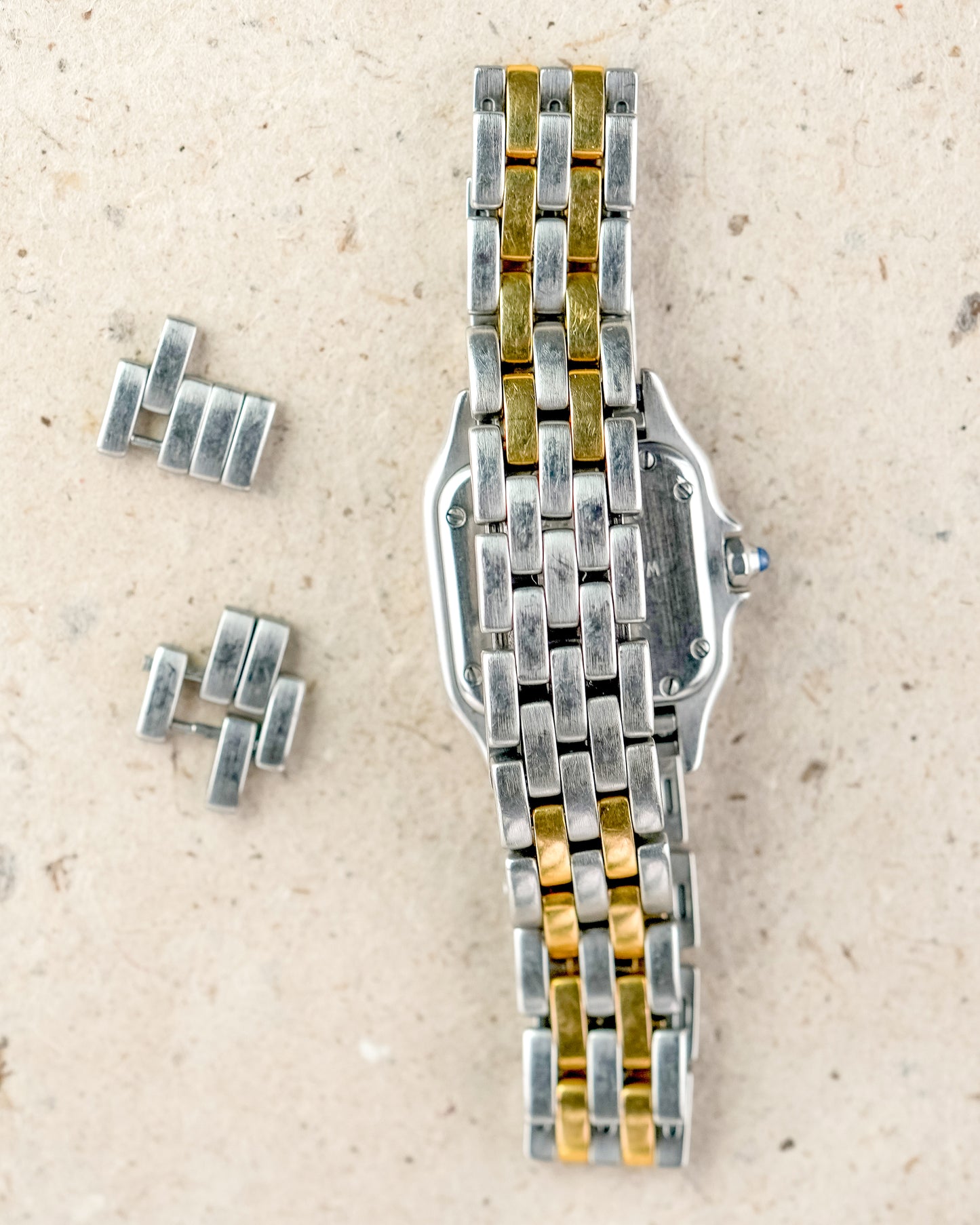 1998 Vintage Cartier Ladies Panthere Two-Tone Quartz - Champagne Dial