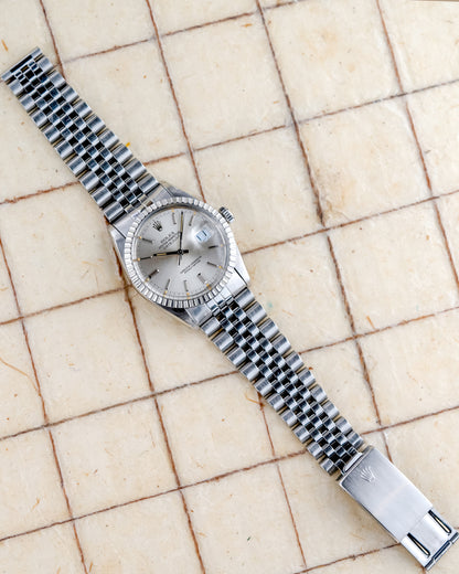 1983 Vintage Rolex Datejust Ref. 16030 - Silver Dial with Box & Papers