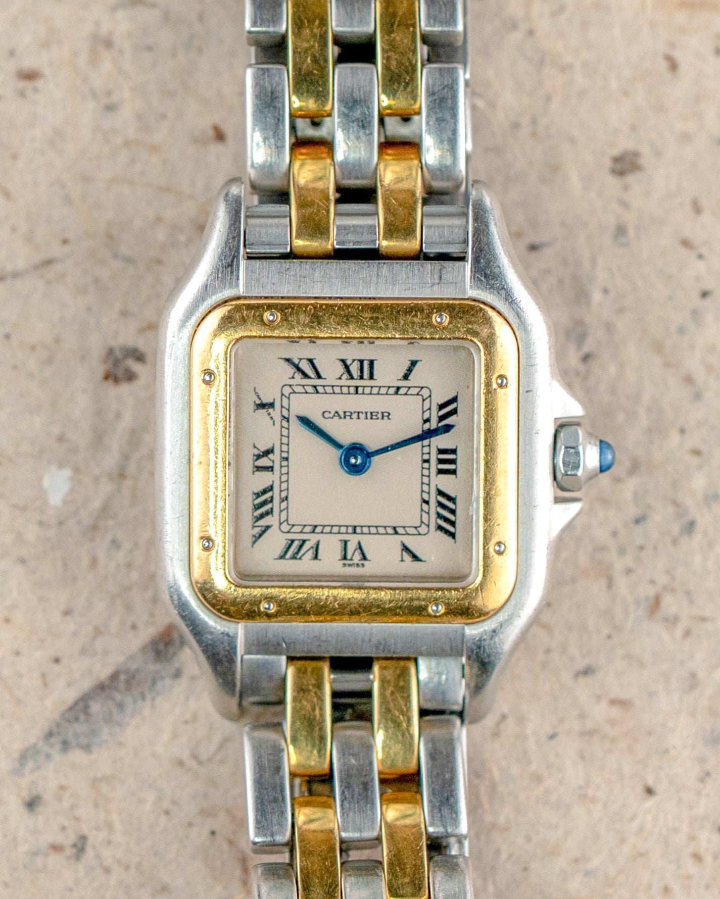 1998 Vintage Cartier Ladies Panthere Two-Tone Quartz - Champagne Dial