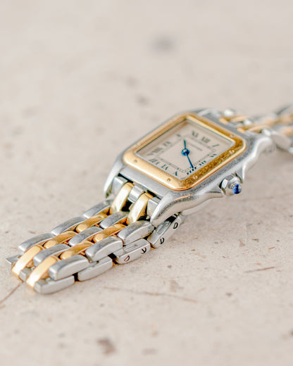 1998 Vintage Cartier Ladies Panthere Two-Tone Quartz - Champagne Dial
