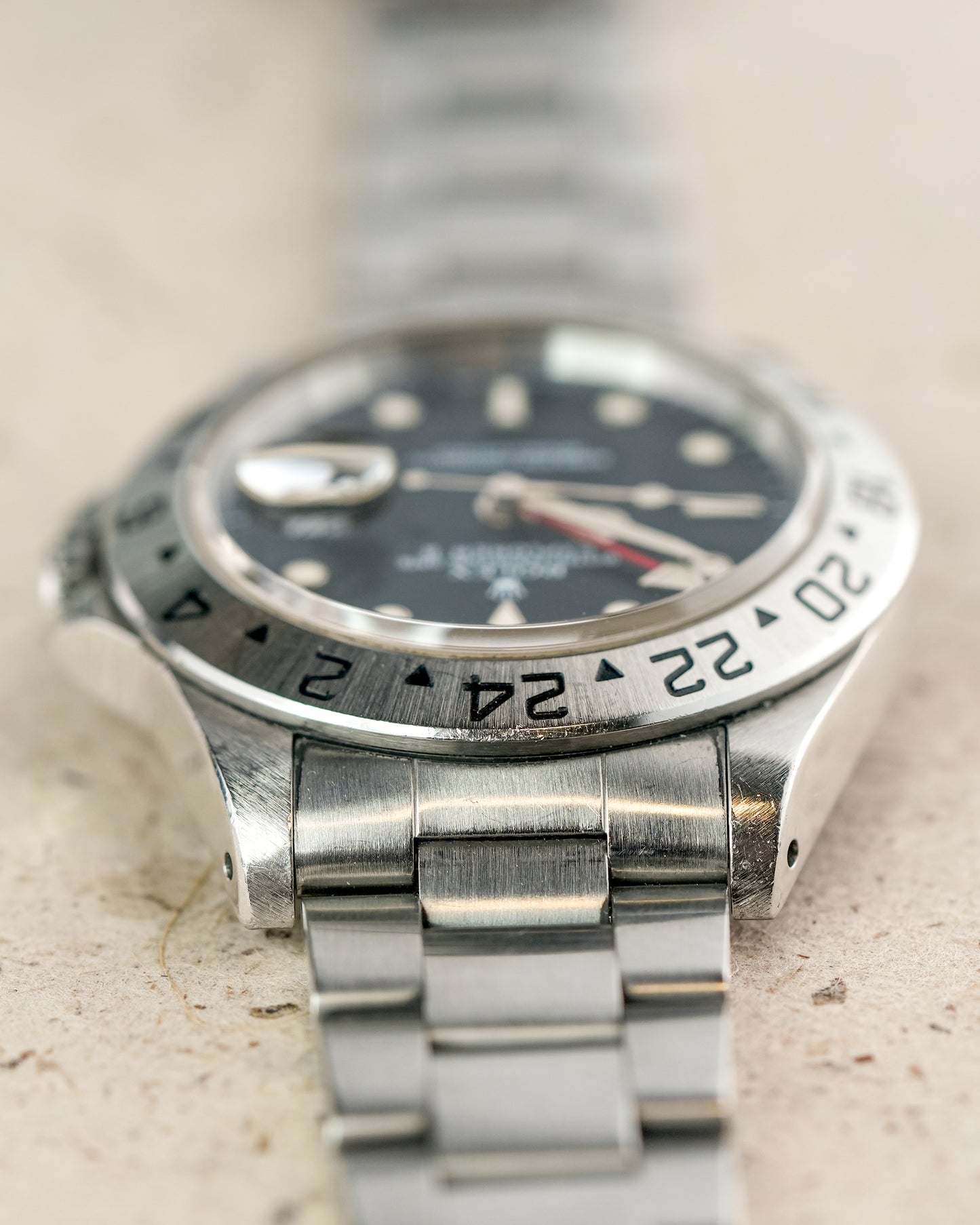 1995 Vintage Rolex Explorer II Ref. 16570 - Creamy Lume Black Dial