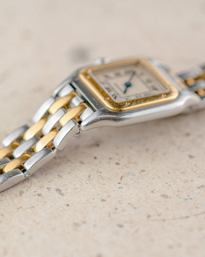 1998 Vintage Cartier Ladies Panthere Two-Tone Quartz - Champagne Dial