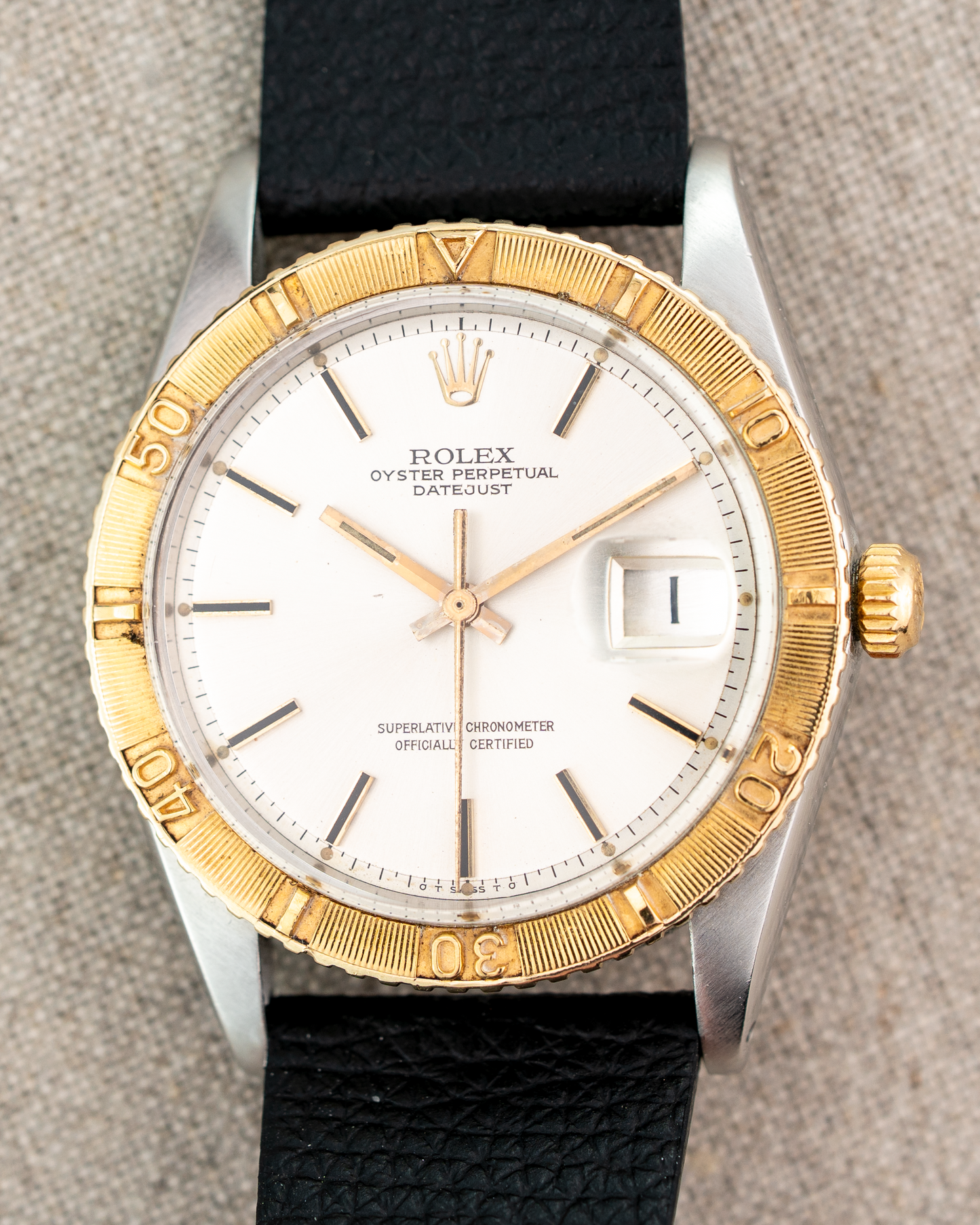 1976 Vintage Rolex Turn-O-Graph Thunderbird Datejust Ref. 1625 Two-Tone - Silver Sunburst Dial
