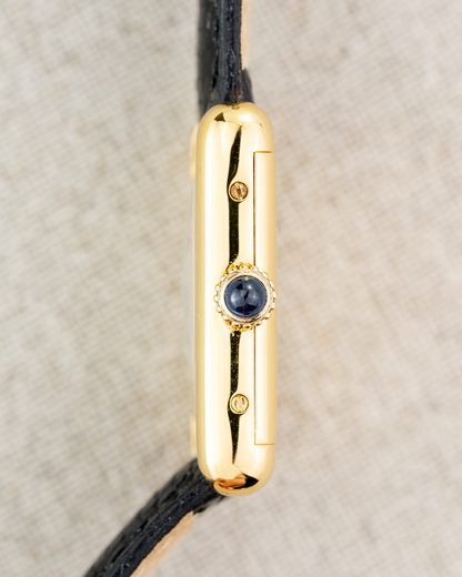 1980's Vintage Cartier Tank Must de Vermeil Small Model - Roman Numeral 'Lemon Dial'