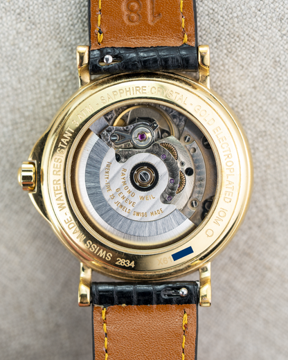 2000's Vintage Raymond Weil Tradition - Cream 'Champagne' Dial and Original Buckle