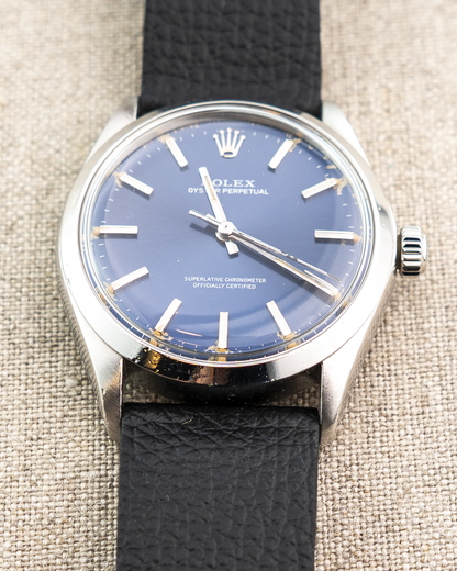 1973 Vintage Rolex Oyster Perpetual Ref. 1002 - Blue Metallic Dial