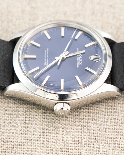 1973 Vintage Rolex Oyster Perpetual Ref. 1002 - Blue Metallic Dial