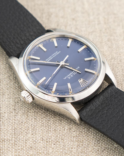1973 Vintage Rolex Oyster Perpetual Ref. 1002 - Blue Metallic Dial