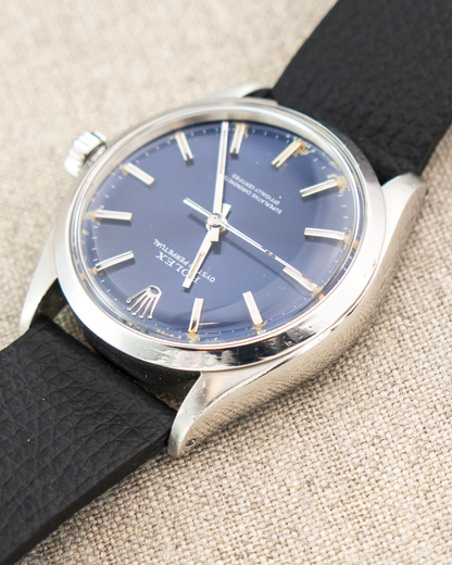 1973 Vintage Rolex Oyster Perpetual Ref. 1002 - Blue Metallic Dial