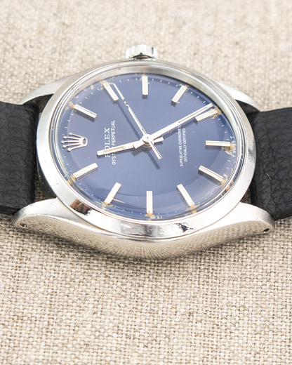 1973 Vintage Rolex Oyster Perpetual Ref. 1002 - Blue Metallic Dial
