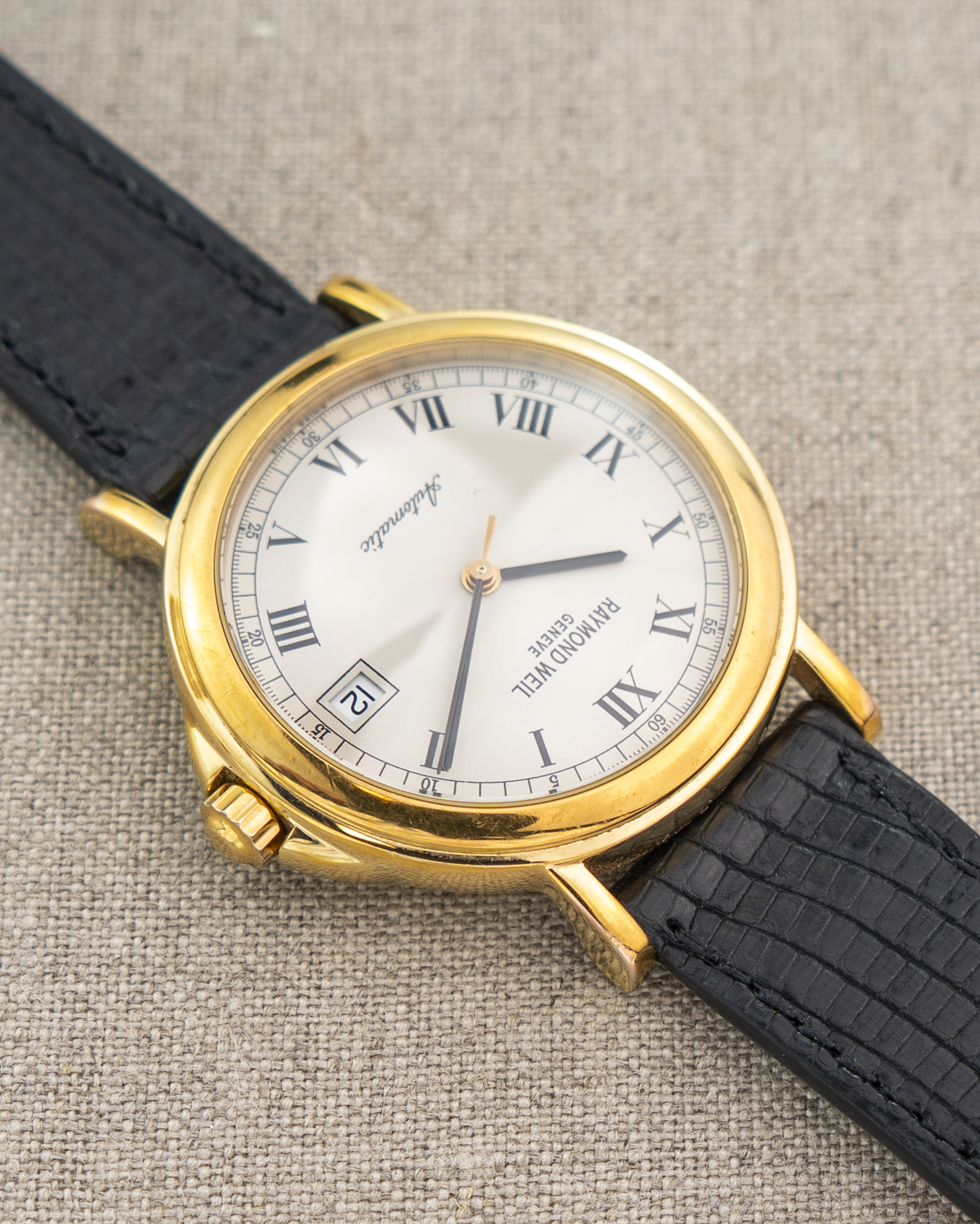2000's Vintage Raymond Weil Tradition - Cream 'Champagne' Dial and Original Buckle