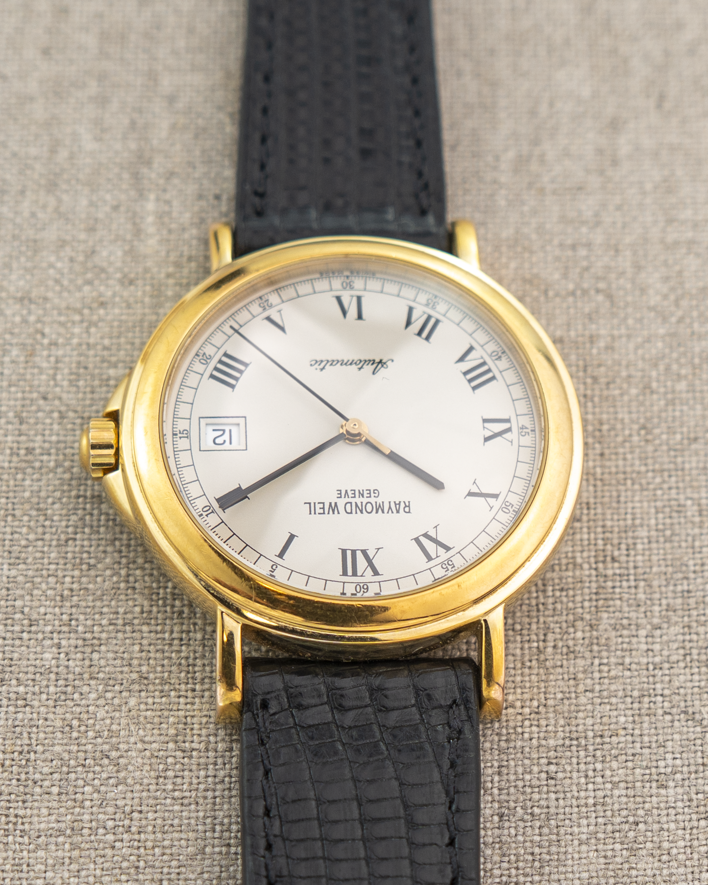 2000's Vintage Raymond Weil Tradition - Cream 'Champagne' Dial and Original Buckle