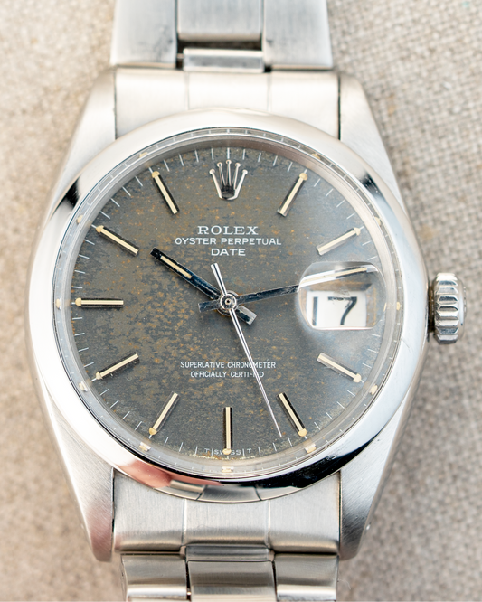 1969 Vintage Rolex Date Ref. 1500 - 'Tropical' Gray Dial