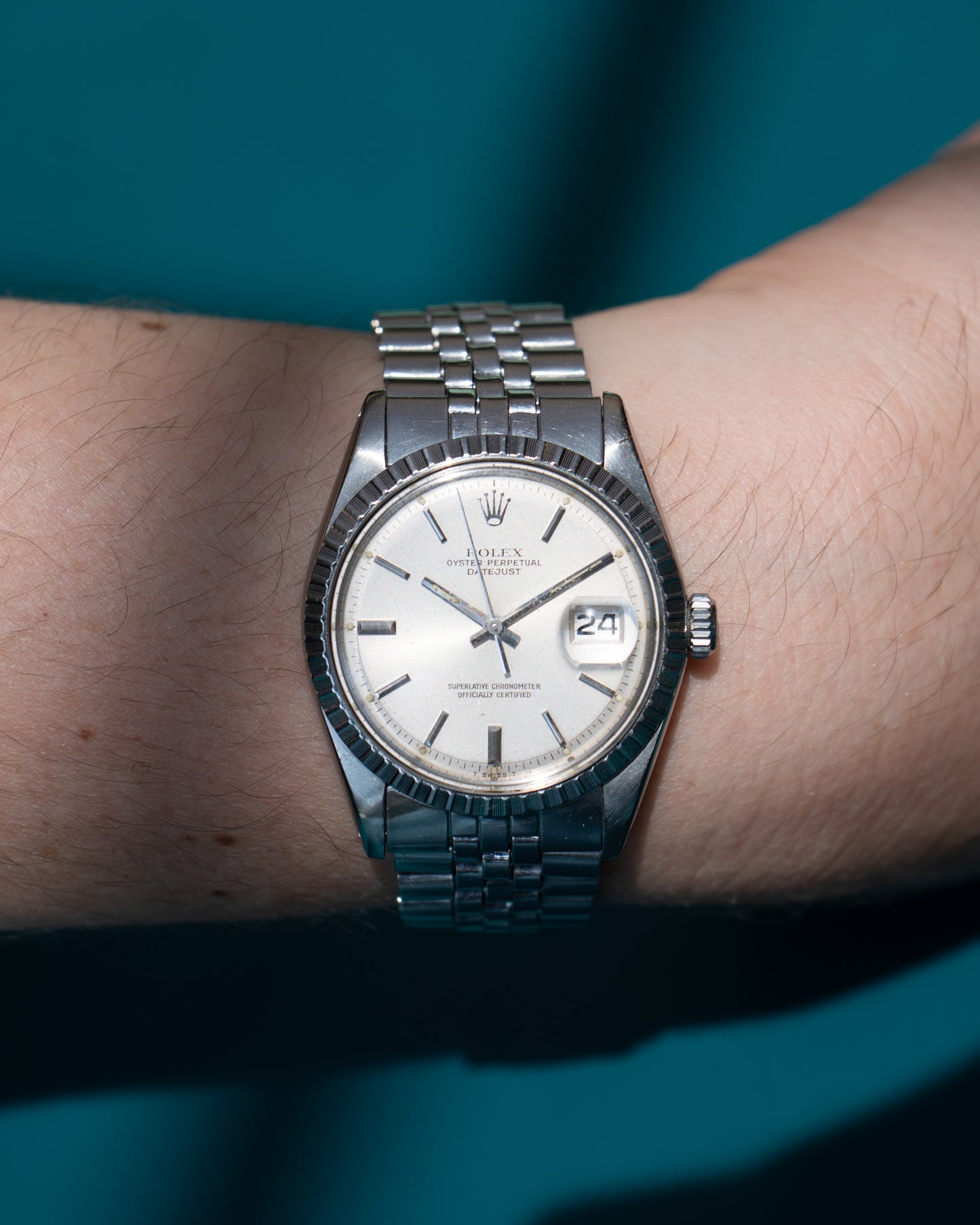 1975 Vintage Rolex Datejust Ref. 1603 - Silver Dial