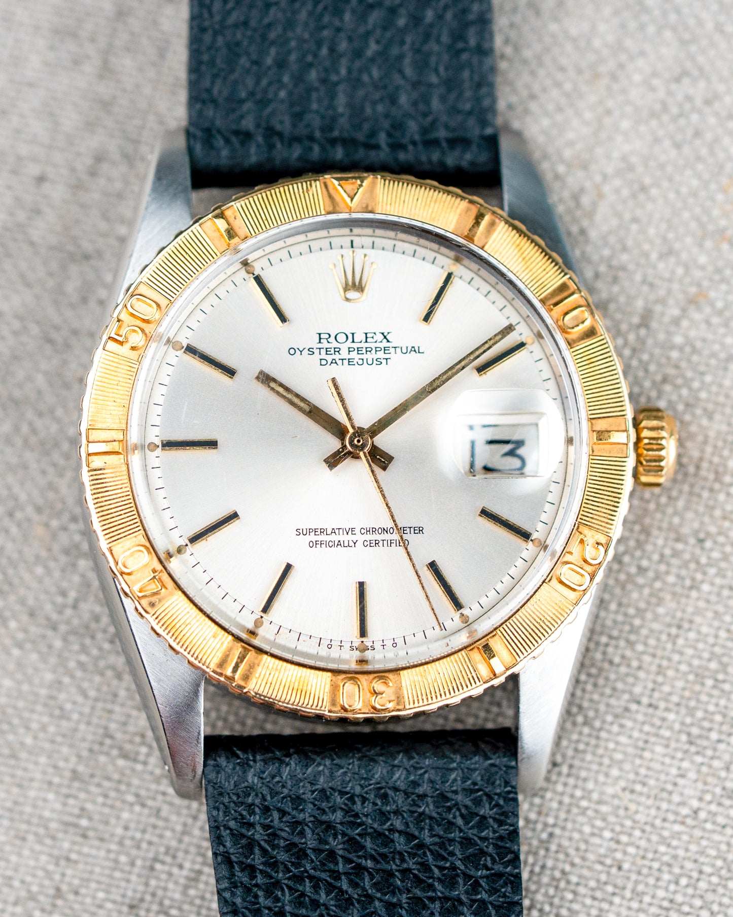 1976 Vintage Rolex Turn-O-Graph Thunderbird Datejust Ref. 1625 Two-Tone - Silver Sunburst Dial