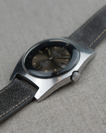 1960's Vintage Aquastar Ref. 1701 - Ghosty-Gray 'Starfish' Sunburst Dial