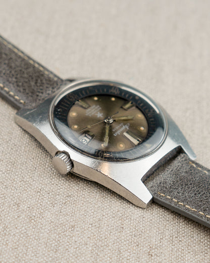 1960's Vintage Aquastar Ref. 1701 - Ghosty-Gray 'Starfish' Sunburst Dial