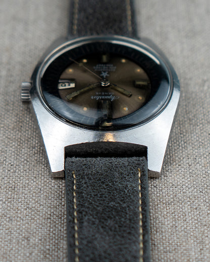 1960's Vintage Aquastar Ref. 1701 - Ghosty-Gray 'Starfish' Sunburst Dial