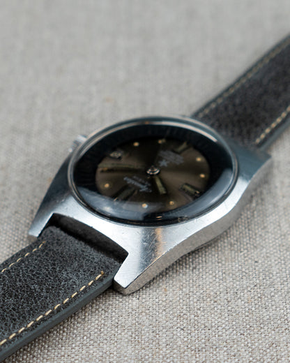 1960's Vintage Aquastar Ref. 1701 - Ghosty-Gray 'Starfish' Sunburst Dial