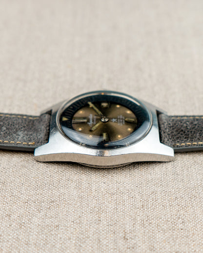 1960's Vintage Aquastar Ref. 1701 - Ghosty-Gray 'Starfish' Sunburst Dial