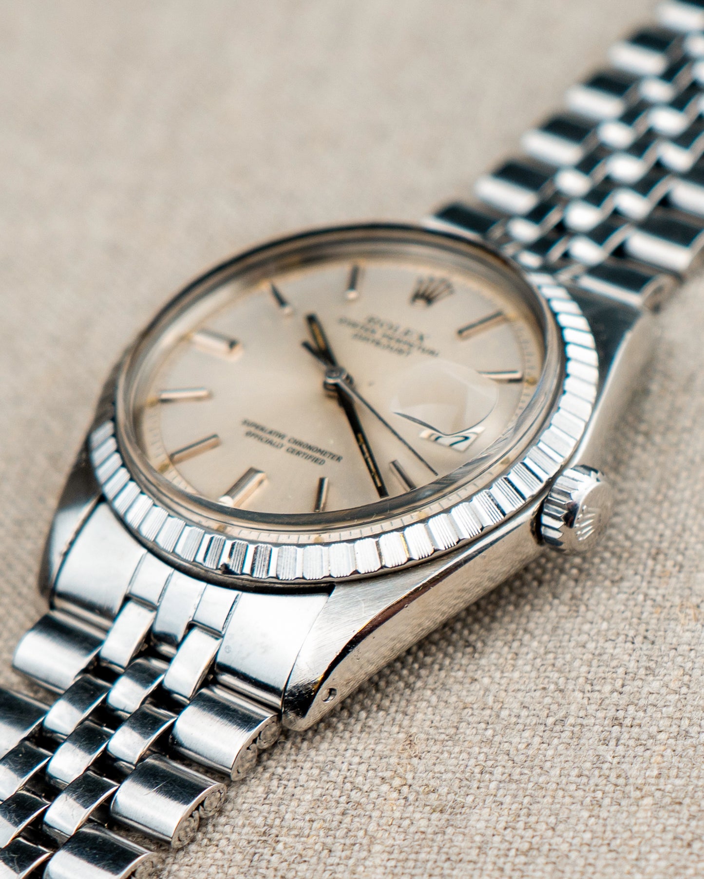 1975 Vintage Rolex Datejust Ref. 1603 - Silver Dial