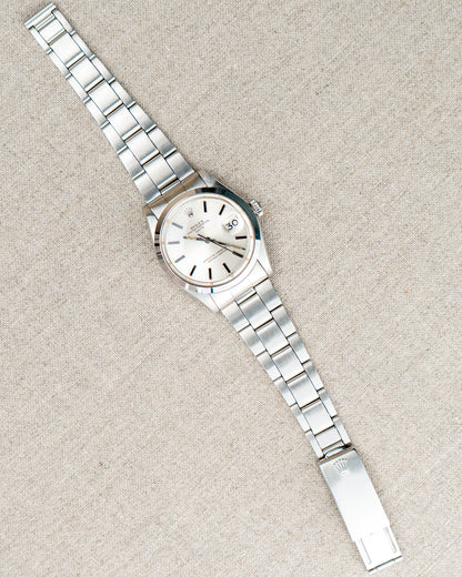 1974 Vintage Rolex Date Ref. 1500 - Silver Dial with Box and Inserts