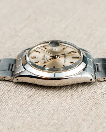 1974 Vintage Rolex Date Ref. 1500 - Silver Dial with Box and Inserts