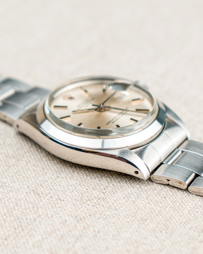 1974 Vintage Rolex Date Ref. 1500 - Silver Dial with Box and Inserts