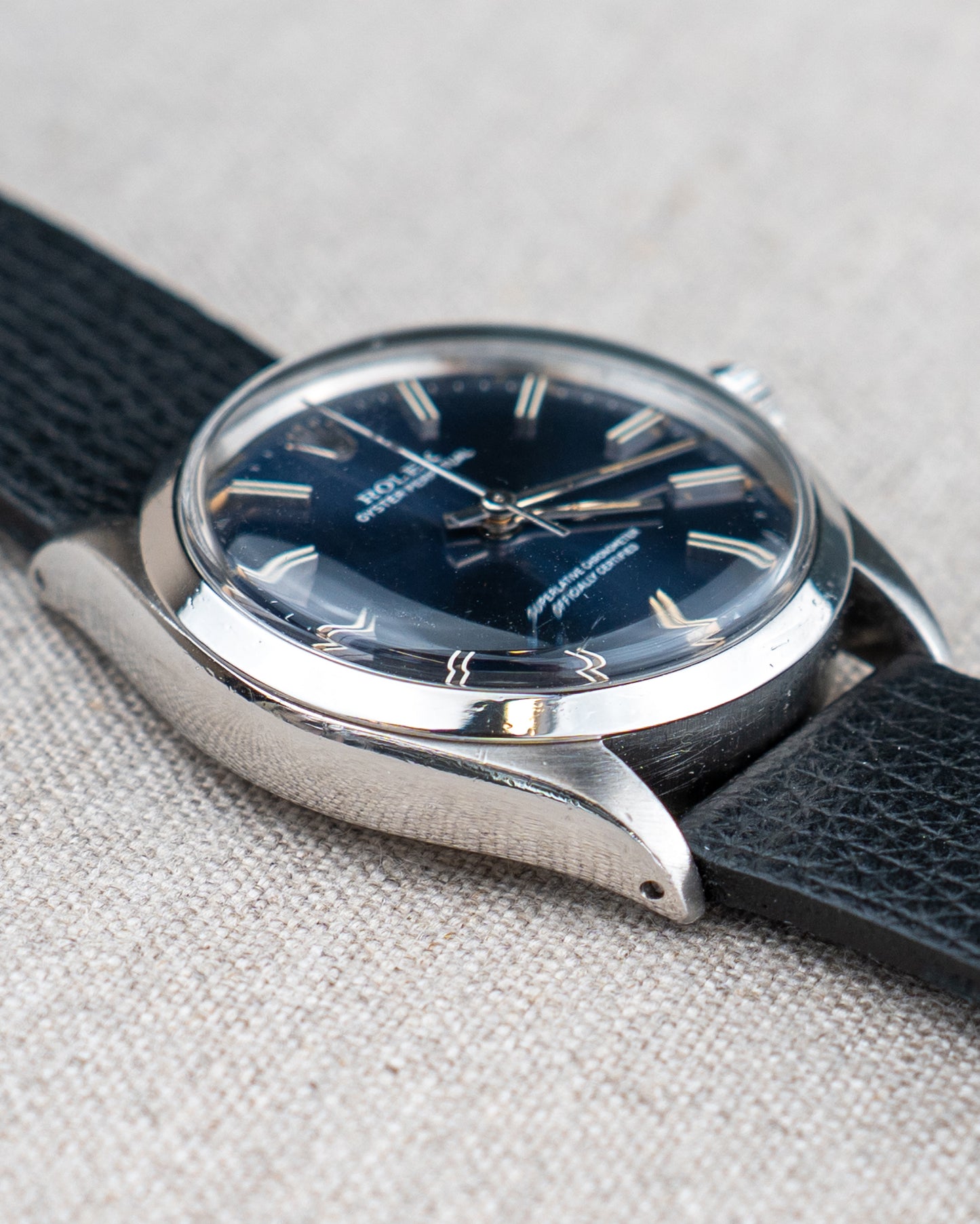 1973 Vintage Rolex Oyster Perpetual Ref. 1002 - Blue Metallic Dial