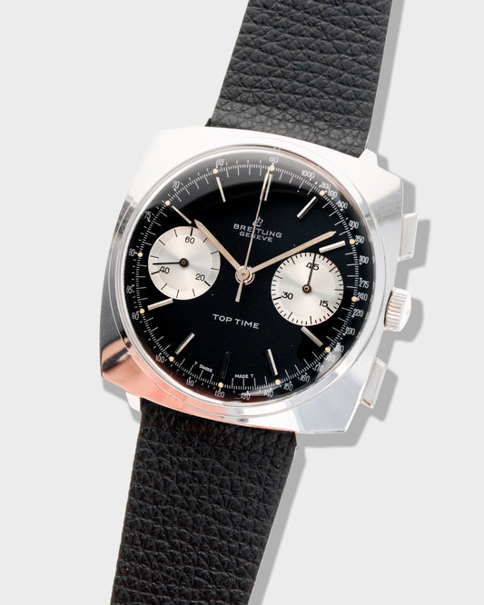 1960's Vintage Breitling Top Time 'Thunderball' Chronograph Ref. 2008 - Black Dial
