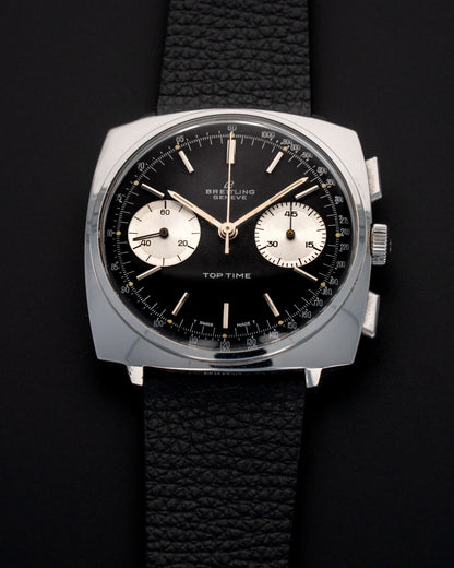 1960's Vintage Breitling Top Time 'Thunderball' Chronograph Ref. 2008 - Black Dial
