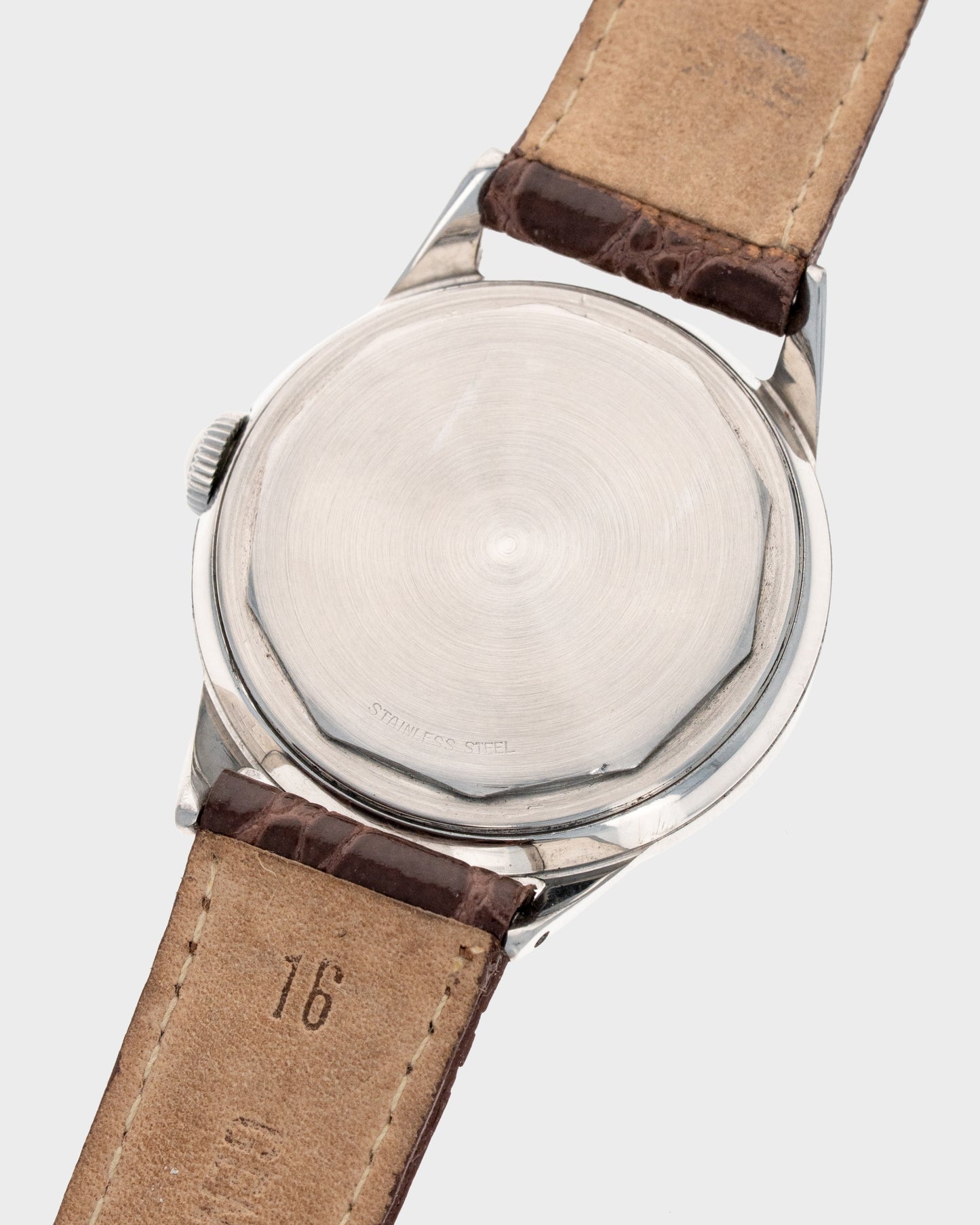 1940's Vintage Tiffany & Co. Borgel Case	Ref. 18625 - Silver Dial with Red Arrow Hand