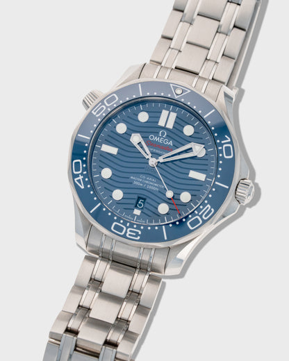 2024 Omega Seamaster 300M Ref. 210.30.42.20.03.001 - Complete Set and Near-Mint with Extra Strap