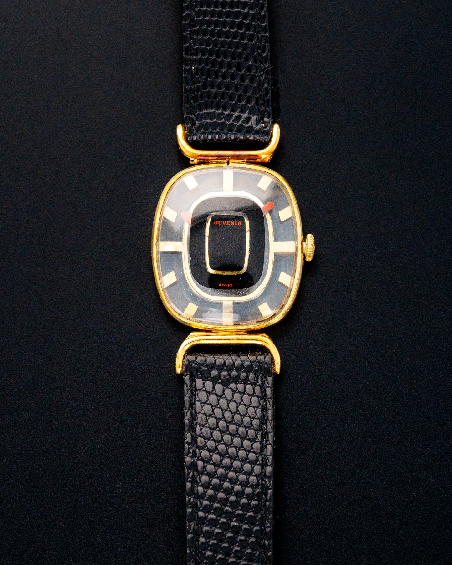 1960s Vintage Juvenia Cocktail Watch - 'Mystery' Dial