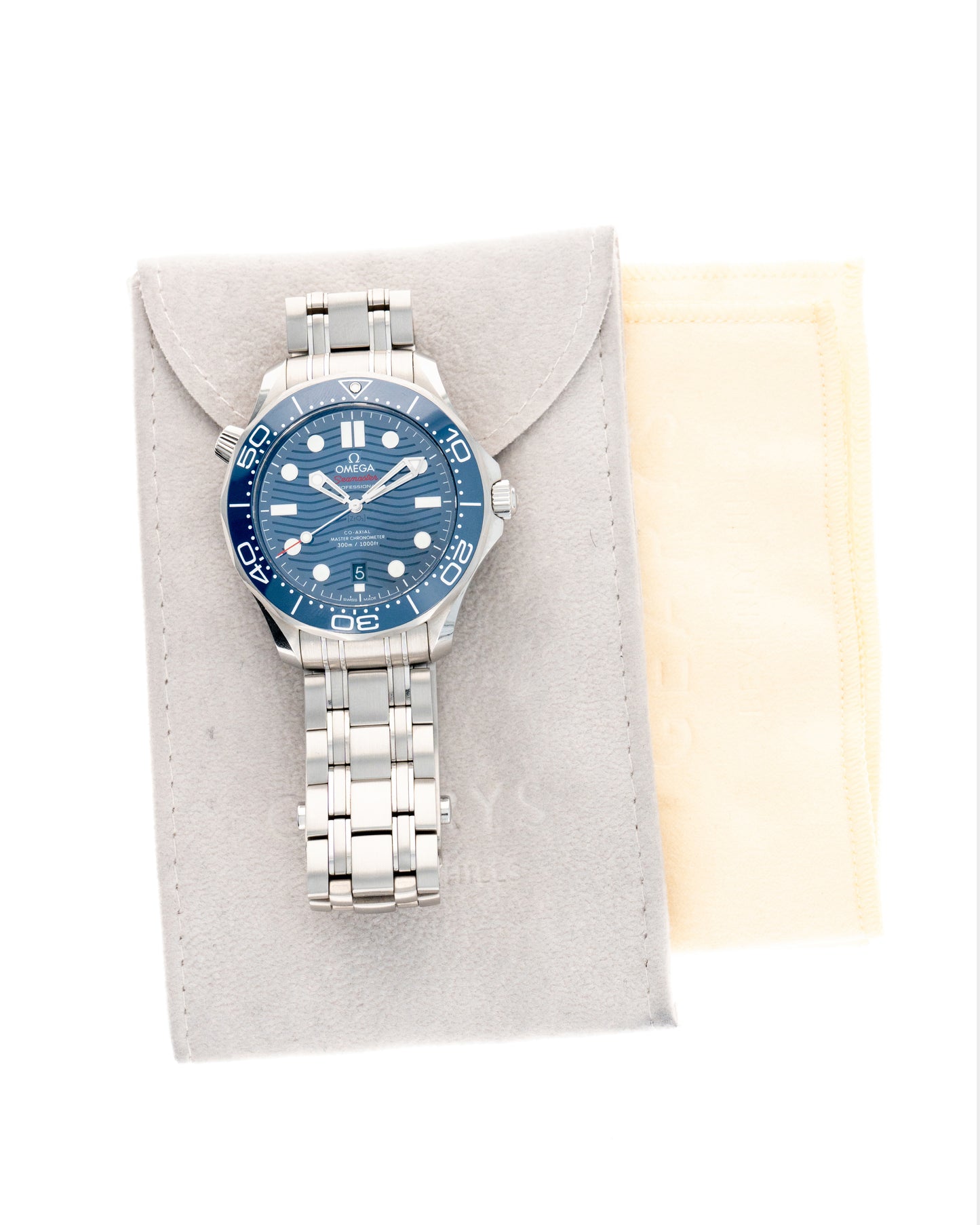 2024 Omega Seamaster 300M Ref. 210.30.42.20.03.001 - Complete Set and Near-Mint with Extra Strap
