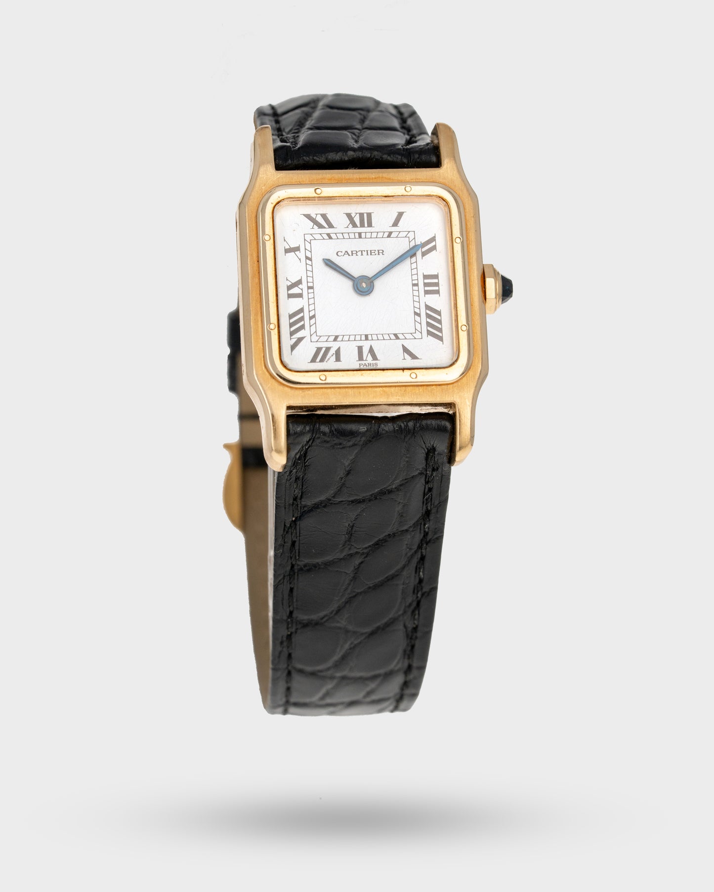 1980's Vintage Yellow Gold	Cartier Santos Dumont	Ref. 78097