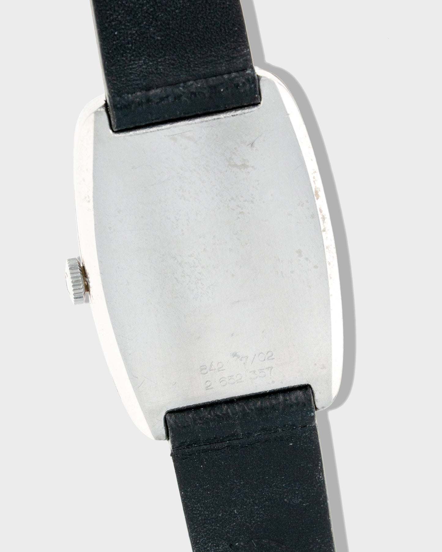 1970's Vintage Steel Universal Geneve Baignoire - Black Dial