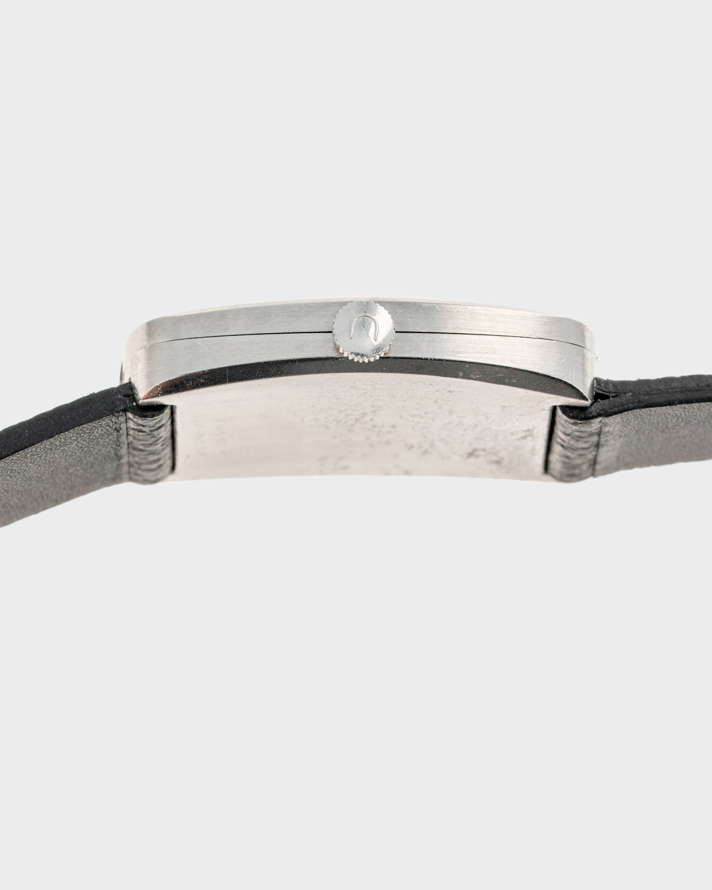 1970's Vintage Steel Universal Geneve Baignoire - Black Dial
