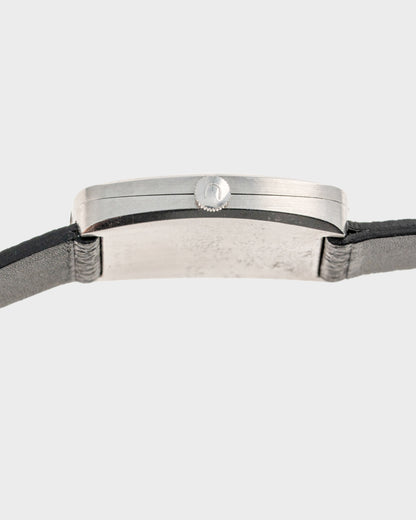 1970's Vintage Steel Universal Geneve Baignoire - Black Dial